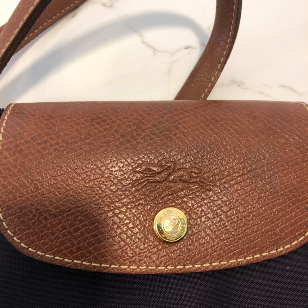 Longchamp Black Canvas Tote - Picture 5 of 7